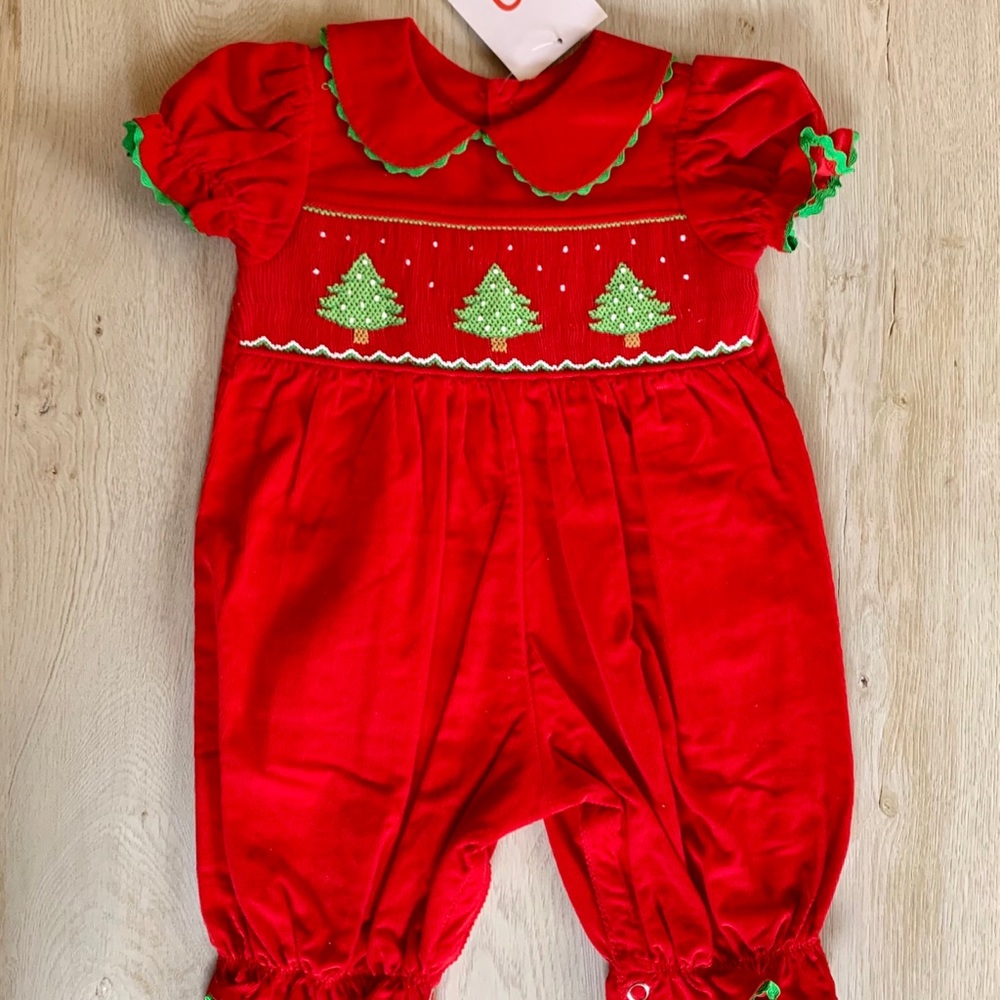 NWT Mom & Me Boutique Christmas Romper